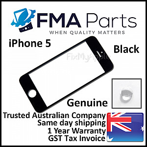 Front Glass - Black OEM for iPhone 5