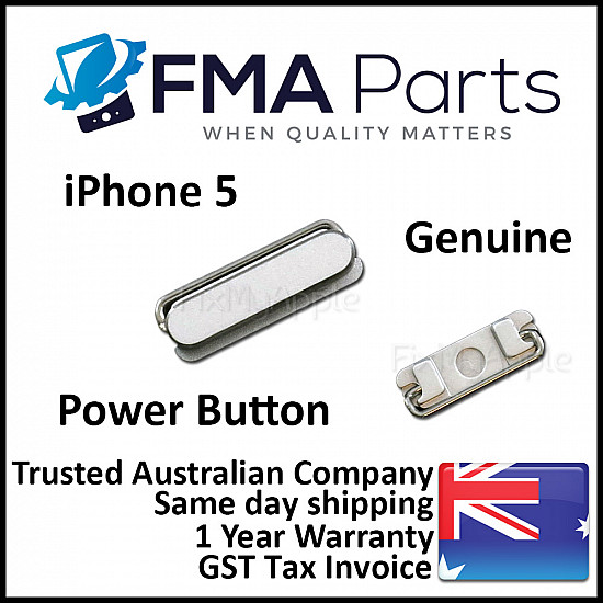 Power Button - White OEM for iPhone 5