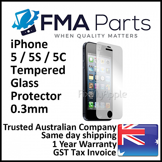 Tempered Glass Screen Protector 0.3mm for iPhone 5 / 5C / 5S