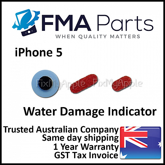 Water Damage Indicator 3 Piece Set OEM for iPhone 5