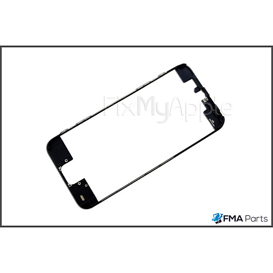 Front Glass Digitizer Bezel Frame - Black for iPhone 5C