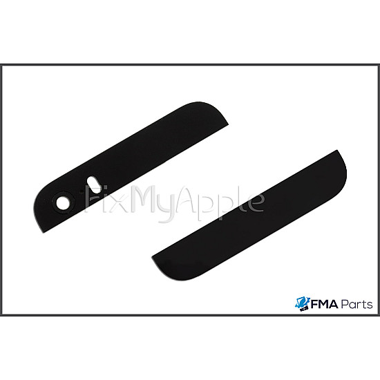 Back Glass - Black (With Adhesive) for iPhone 5S/ SE