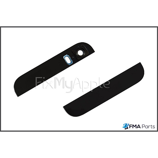 Back Glass - Black (With Adhesive) for iPhone 5S/ SE