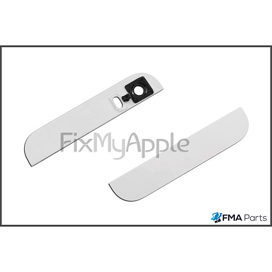 Back Glass - White (With Adhesive) for iPhone 5S/ SE