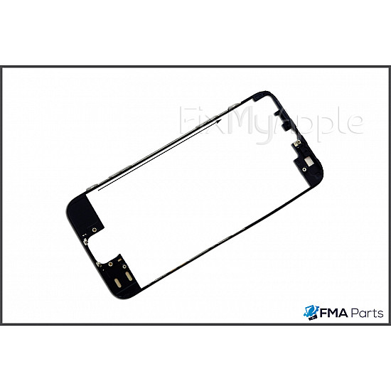 Front Glass Digitizer Bezel Frame - Black for iPhone 5S