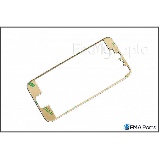 Front Glass Digitizer Bezel Frame - White for iPhone 5S