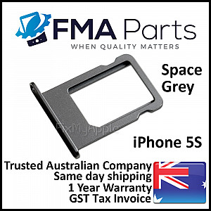 Sim Card Tray - Black (Space Grey) OEM for iPhone 5S
