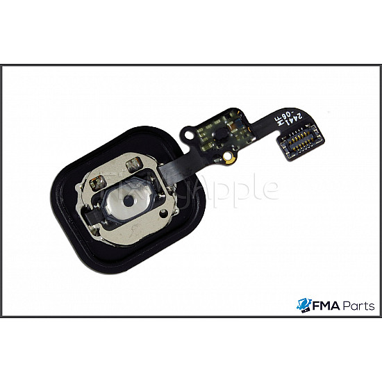 Home Button Flex Cable Assembly - Black (Space Grey) OEM for iPhone 6 / 6 Plus