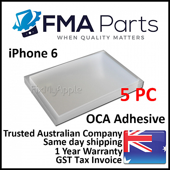 Optically Clear Adhesive (OCA) - 5 Pack for iPhone 6 / 6S / 7 / 8