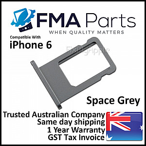Sim Card Tray - Black (Space Grey) OEM for iPhone 6
