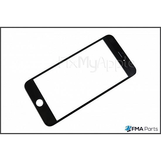 Front Glass - Black for iPhone 6 Plus