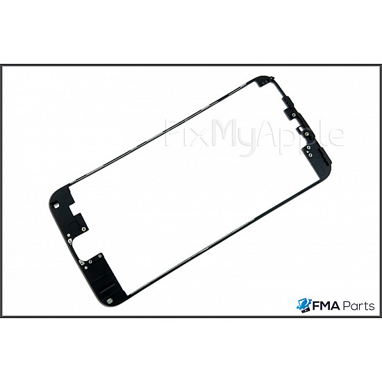 Front Glass Digitizer Bezel Frame - Black (Hot Glue) for iPhone 6 Plus