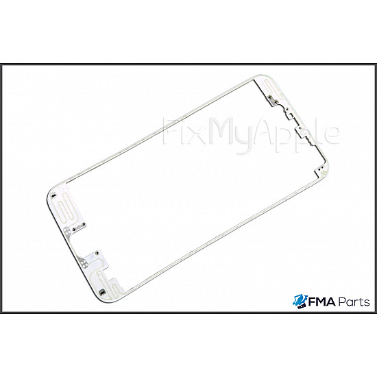Front Glass Digitizer Bezel Frame - White (Hot Glue) for iPhone 6 Plus