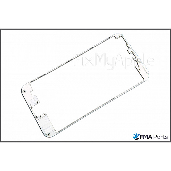 Front Glass Digitizer Bezel Frame - White (Hot Glue) for iPhone 6 Plus