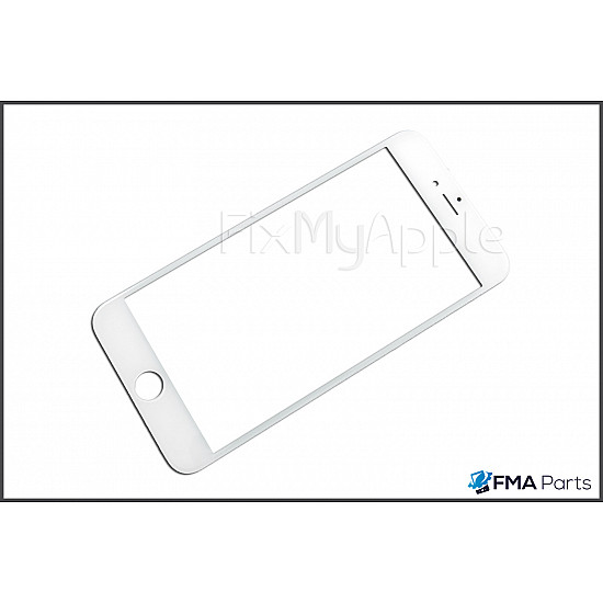 Front Glass - White for iPhone 6 Plus