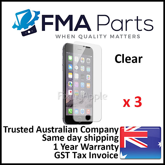 Screen Protector Clear - 3 Pack for iPhone 6 Plus / 6S Plus