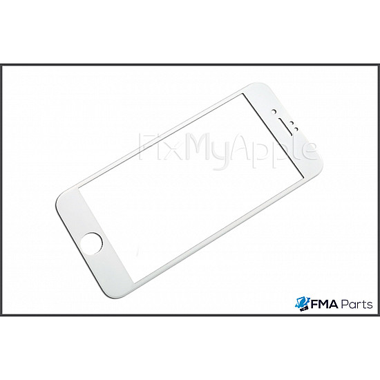 Tempered Glass Screen Protector 5D Full Screen - White for iPhone 6 Plus / 6S Plus (No Packaging)