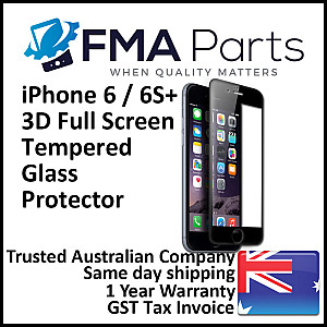 Tempered Glass Screen Protector Full Screen - White for iPhone 6 Plus / 6S Plus