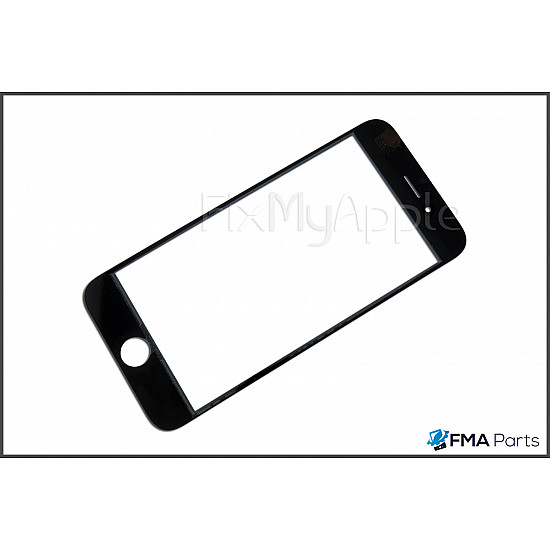 Front Glass - Black for iPhone 6S