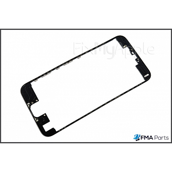 Front Glass Digitizer Bezel Frame - Black (Hot Glue) for iPhone 6S