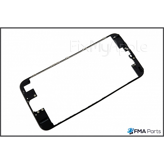 Front Glass Digitizer Bezel Frame - Black (Hot Glue) for iPhone 6S
