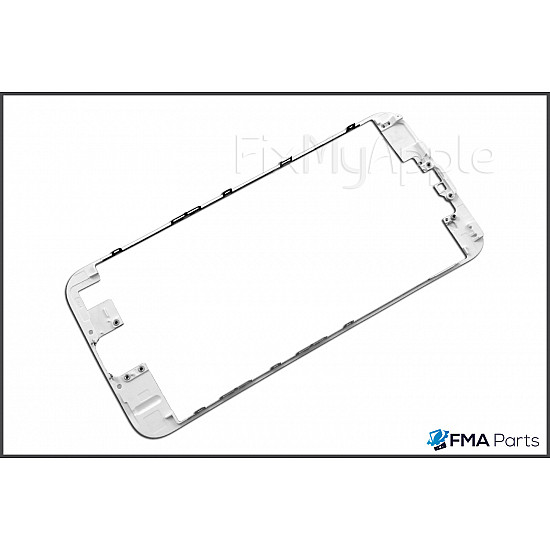 Front Glass Digitizer Bezel Frame - White (Hot Glue) for iPhone 6S