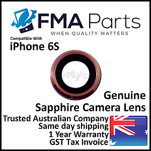 Rear / Back Sapphire Camera Lens - Rose Gold OEM for iPhone 6S