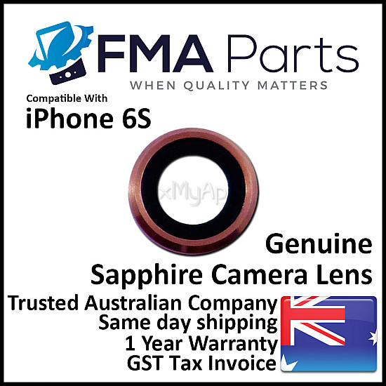 Rear / Back Facing Sapphire Camera Lens - Rose Gold OEM for iPhone 6S