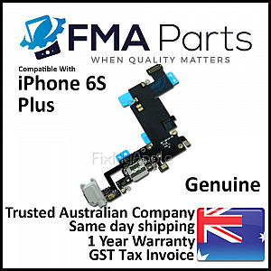Charging Port Headphone Jack with Microphone Flex Cable - Grey OEM for iPhone 6S Plus