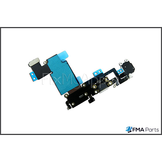 Charging Port Headphone Jack with Microphone Flex Cable - White OEM for iPhone 6S Plus