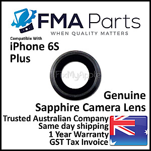 Rear / Back Sapphire Camera Lens with Bezel - Space Grey OEM for iPhone 6S Plus