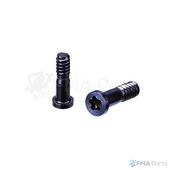 Bottom Pentalobe (*) Star Screws x 2 - Black OEM for iPhone 7 / 7 Plus