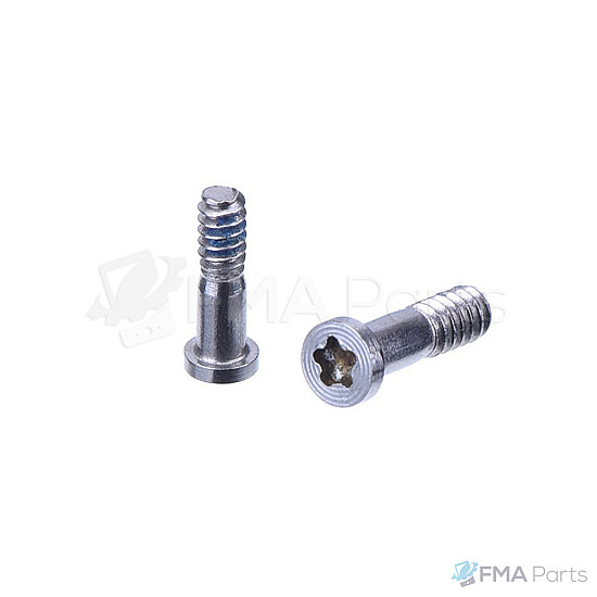 Bottom Pentalobe (*) Star Screws x 2 - Silver OEM for iPhone 7 / 7 Plus