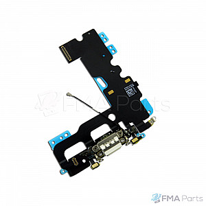 Charging Port with Microphone Flex Cable - White for iPhone 7