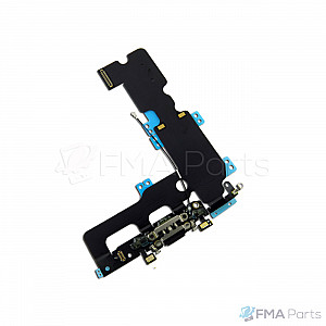 Charging Port with Microphone Flex Cable (AM) - Black for iPhone 7 Plus