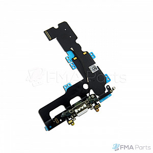 Charging Port with Microphone Flex Cable (OEM) - White for iPhone 7 Plus