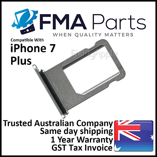 Sim Card Tray with Rubber Seal - Silver OEM for iPhone 7 Plus