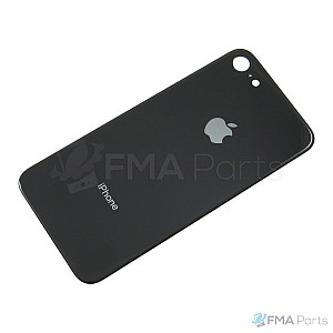 Back Glass Cover - Black OEM for iPhone 8