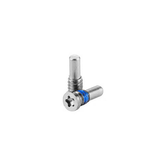 Bottom Pentalobe (*) Star Screws x 2 - Silver OEM for iPhone 8 / 8 Plus / SE (2020)