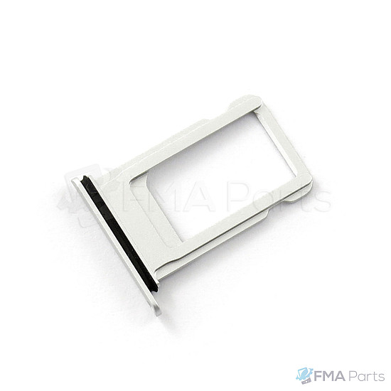 Sim Card Tray with Rubber Seal - Silver OEM for iPhone 8