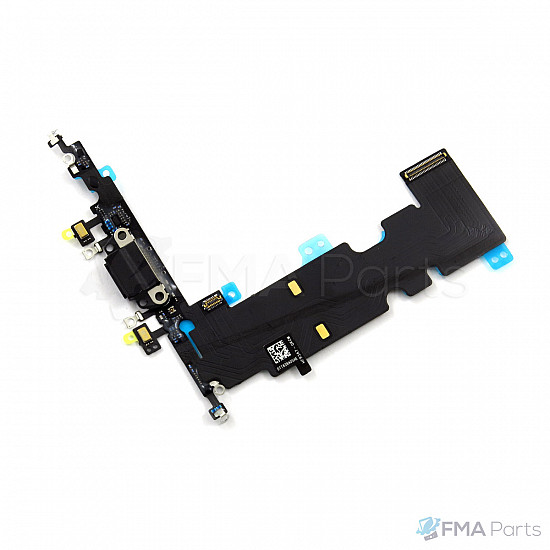 Charging Port with Microphone Flex Cable - Space Grey for iPhone 8 Plus