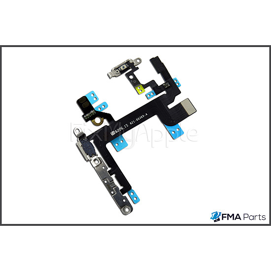 Power Button / Silent Switch / Volume/ LED Flash Button Flex Cable OEM for iPhone SE