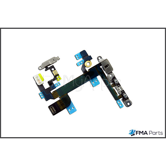 Power Button / Silent Switch / Volume/ LED Flash Button Flex Cable OEM for iPhone SE