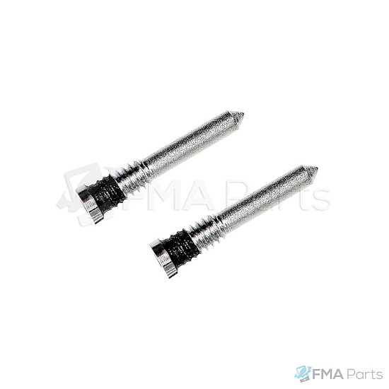 Bottom Pentalobe (*) Star Screws x 2 - Silver for iPhone X / XS / XS Max / XR / 11 / 11 Pro / 11 Pro Max OEM