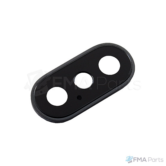 Rear / Back Facing Camera Lens with Bezel - Space Grey for iPhone X OEM