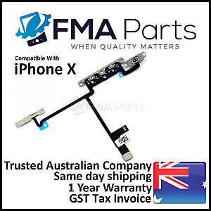 Volume Button / Silent Switch Flex Cable for iPhone X OEM