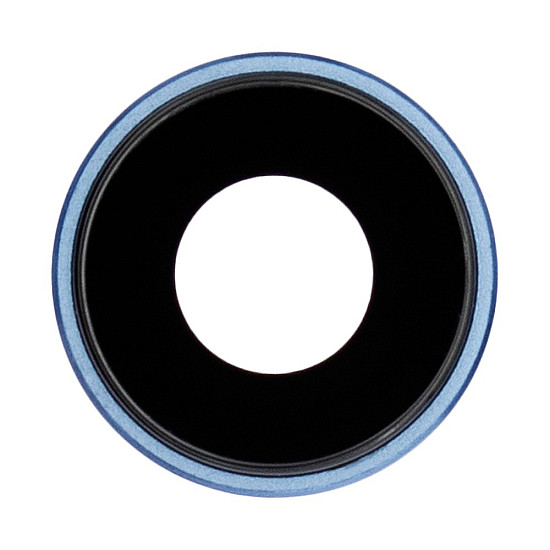 Rear Camera Lens with Bezel - Blue for iPhone XR