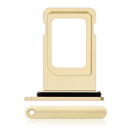 Sim Card Tray with Rubber Seal - Yellow for iPhone XR OEM
