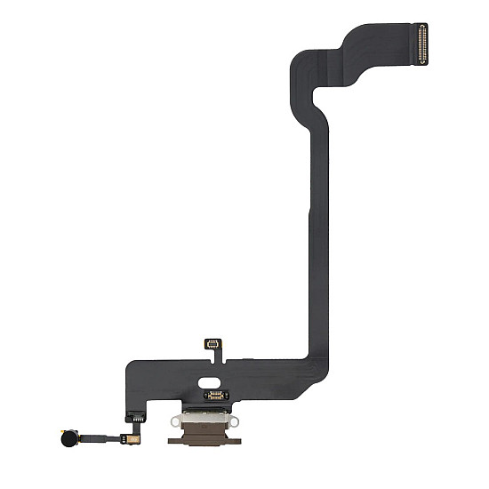 Charging Port with Microphone Flex Cable - Gold OEM for iPhone XS