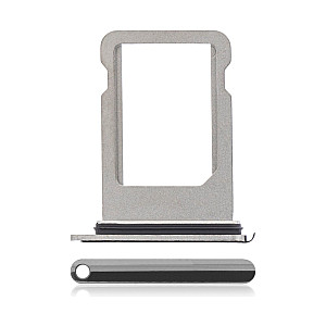 Sim Card Tray with Rubber Seal - Silver OEM for iPhone XS Sim Card Tray with Rubber Seal - Silver OEM for iPhone XS